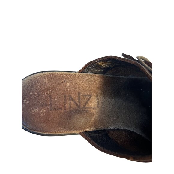 Vintage Women’s Clogs Y2K Brown Leather Chunky Heel 7.5 estimated size** - Picture 9 of 10